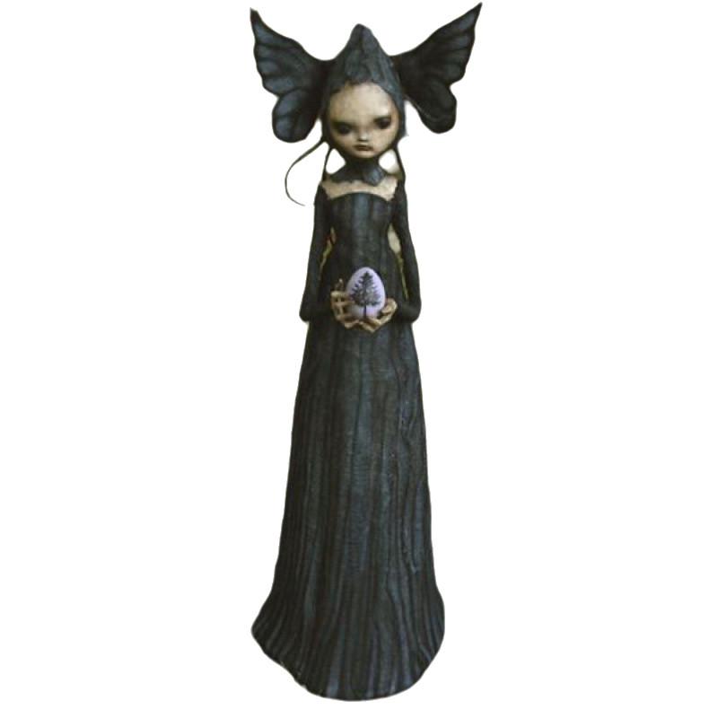 Whimsical Witch Resin Craft For Home And Garden Enhancement During Halloween