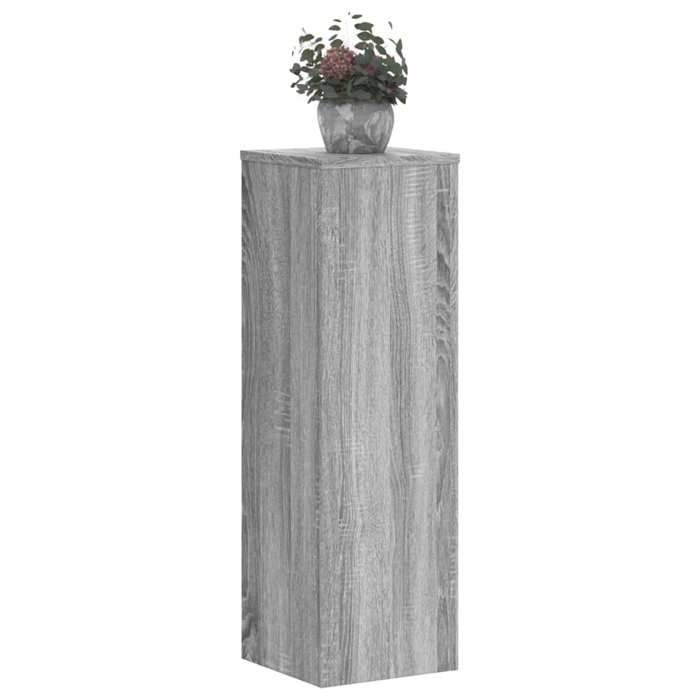 VidaXL Plant Stands 2 Pcs Sonoma Grey Engineered Wood, Flower Stand, Plant Pot Stand, 852947