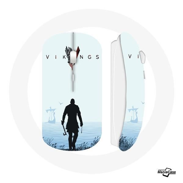 Wireless Mouse - Vikings - Season 6 - Ragnar Lothbrok - USB Wifi Key - Compatible Mac and PC
