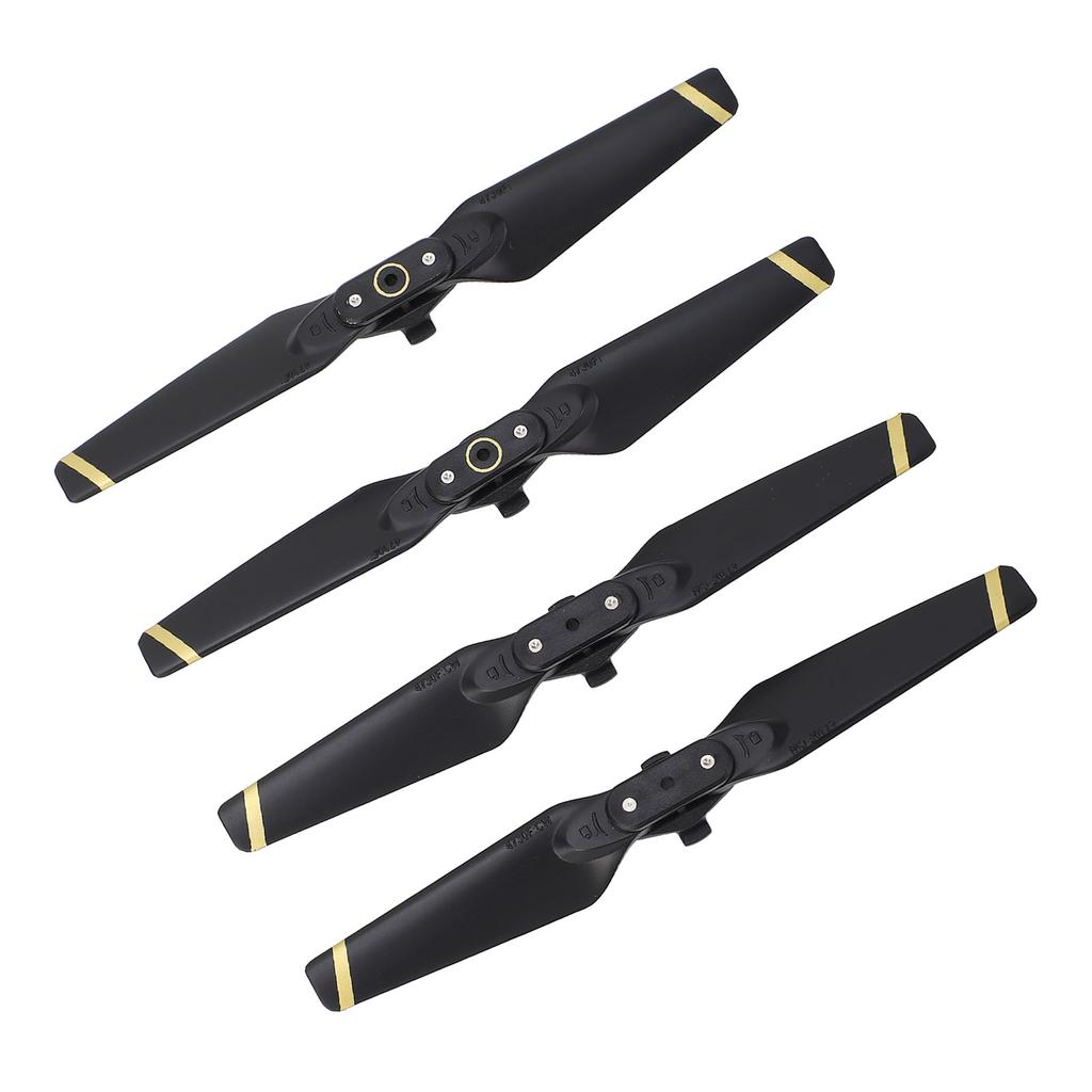 4PCS Drone Propeller ABS Quick Release 4730F Foldable Drone Propeller Replacement for Spark Gold Decor