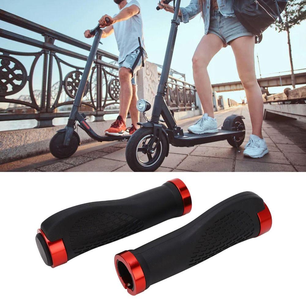 1Pair Anti-Slip Electric Scooter Handle Sleeve Rubber Bike Handlebar Grips Downhill Cycling
