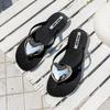 Летние новые любимые шлепанцы женские модные для улицы нескользящие универсальные повседневные пляжные сланцы с перемычкой для пальца прохладные шлепанцы