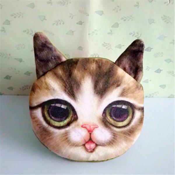 Кошелек для монет Кошка Мяу Звезда Собака Кошелек Милый Мультяшный Подарок Сумка для монет и карт Сумка для ключей Кошелек для монет Сумка-клатч Оптом