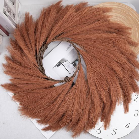 Simulation Wreath Beautiful Realistic Looking Easy Maintenance Simulation Wreath Simulation Pampas Grass Wreath Hanging Ornament