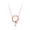 Rose Gold Moon Delumas Fashion Necklace