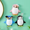 Wall Mounted Toothbrush Holder Penguin Toothpaste Holder Bathroom Kitchen Desktop