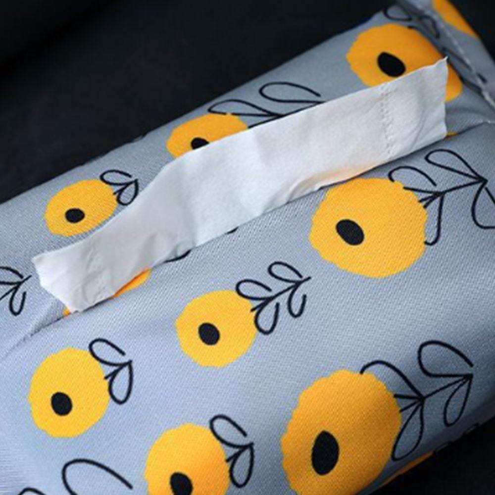 Pastoral Style Car Tissue Case Portable Tissue Container Fashion Napkin Paper Bag  Home