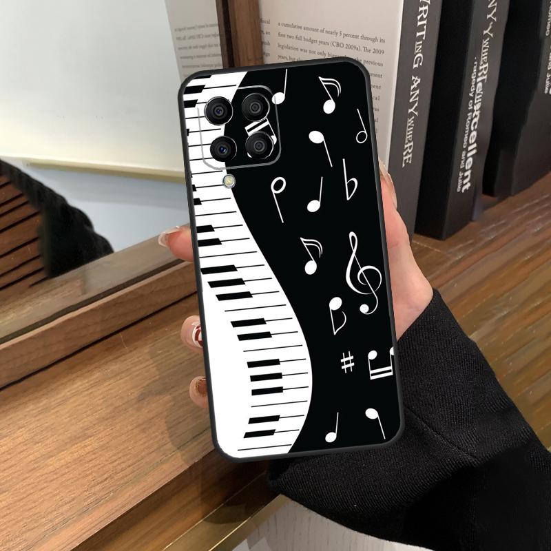 Violin Piano Case For Samsung Galaxy M20 M14 M34 M54 M13 M23 M33 M53 M21 M51 M30s M31s M12 M32 M52 Cover