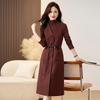 2025 Spring High-End Women's Fashion Two-Piece Set: Elegant Slimming Shirt & Vest Dress ME1861