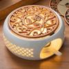 Ceramic Teapot Heater Holder for Heating Tea, Coffee, Water, Candle Insulation Base