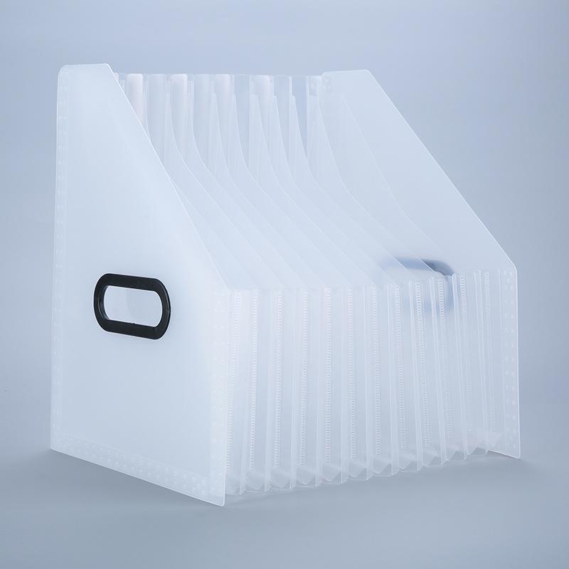 Вертикальная сумка-гармошка с радужными внутренними страницами - Портативная офисная папка большой вместимости