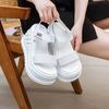 Velcro Thick-soled Heightening Women's Sandals Summer 2025 New One-character Woven Outer Sandals Trend
