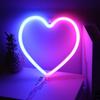 Battery/USB LED Neon Light Wall Decoration Butterfly Lightning Heart Neon Sign Night Light for Kids Bedroom Wedding Party Gift