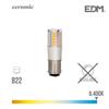 Ампула LED B22 5.5W 650 lm 6400k Base céramique à lumière froide EDM