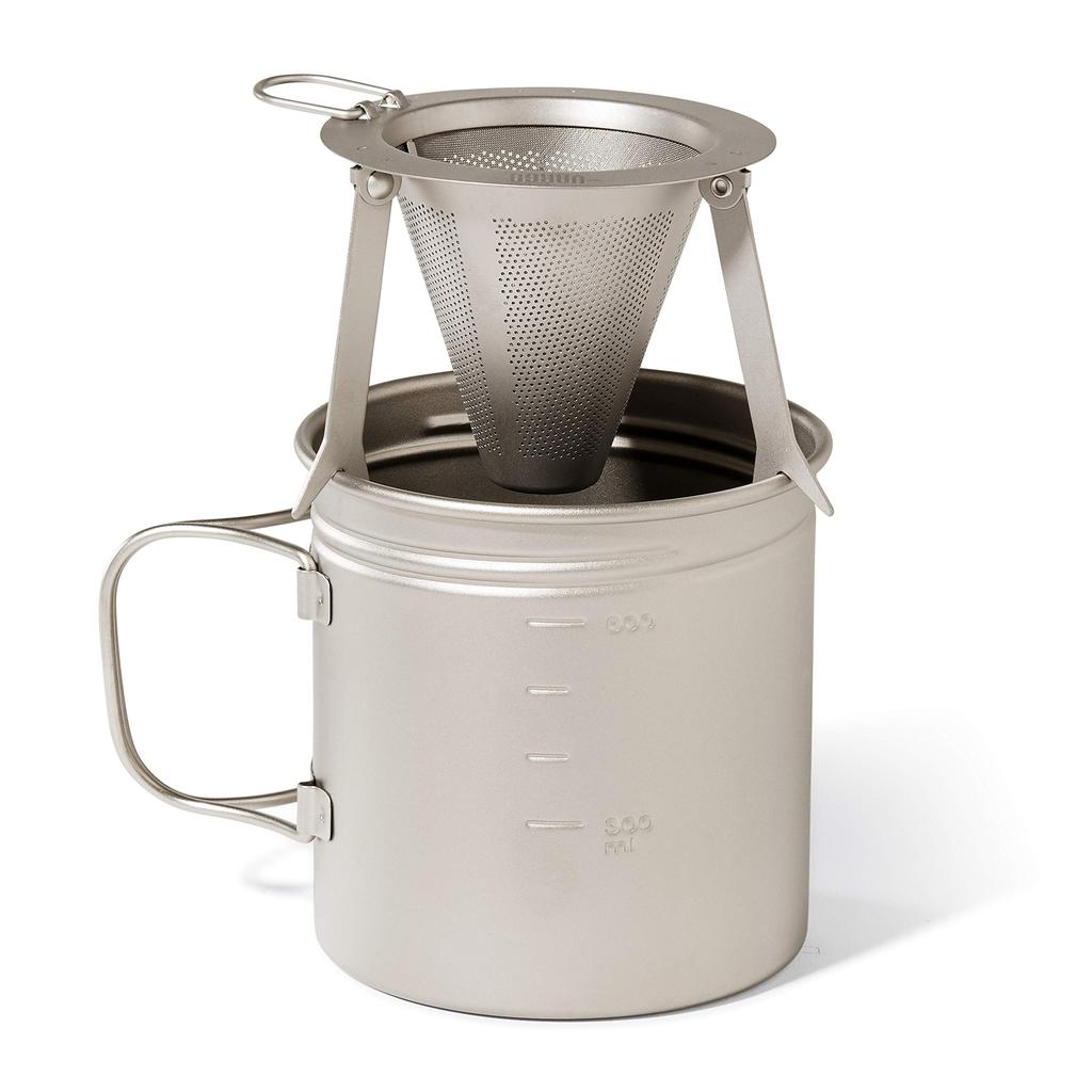 Титановый дорожный фильтр для кофе