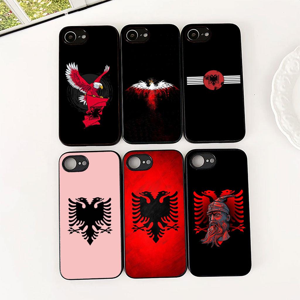 Albanians Red Albania Flag Phone Cover for Motorola Moto Edge 70 60 Fusion NEO Pro G Stylus G56 G96 G04 G05 20 Soft Case