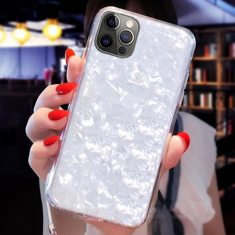 Мягкий силиконовый чехол для телефона с блестками Dream Shell для iPhone 13 12 11 Pro Max Mini X XR XS Max 8 7 6s 6 Plus SE, противоударная задняя крышка из ТПУ, чехол