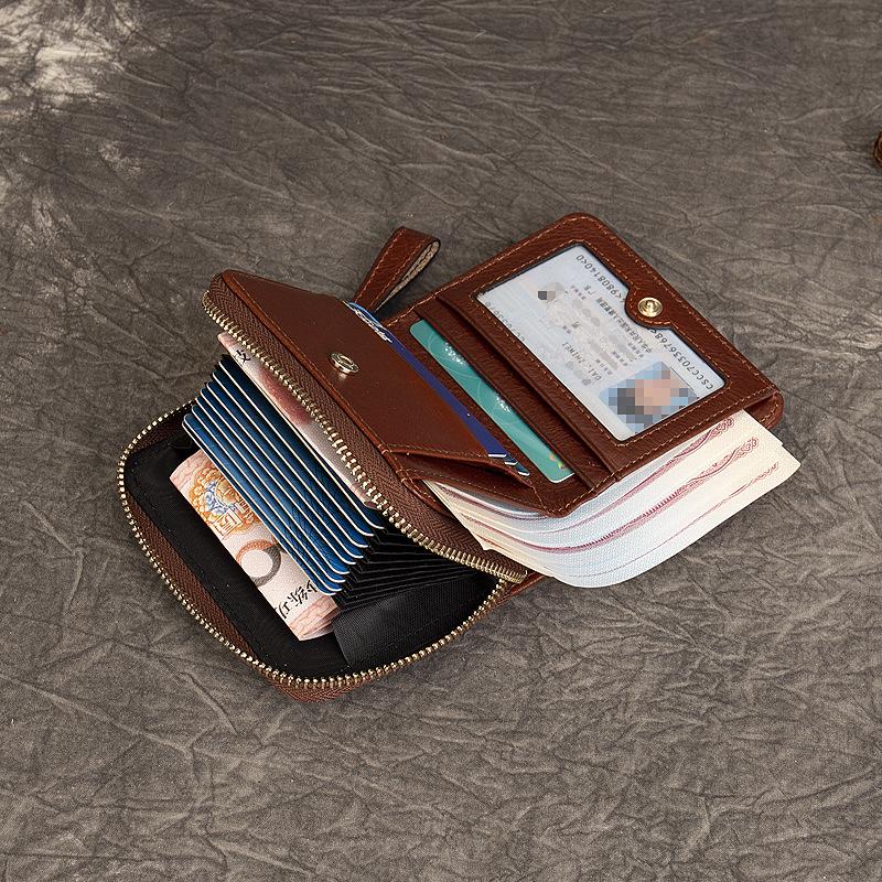 Женский кошелек, винтажная тисненая сумка для карт, многофункциональный кошелек для монет большой емкости