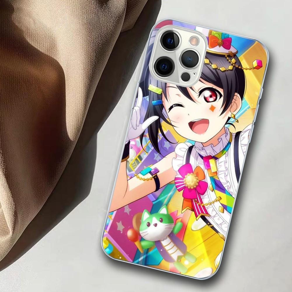 Чехол для телефона Love Live Anime для iPhone 15 14 11 12 13 Mini Pro XS Max Чехол 6 7 8 Plus X XR SE 2020 Funda Shell