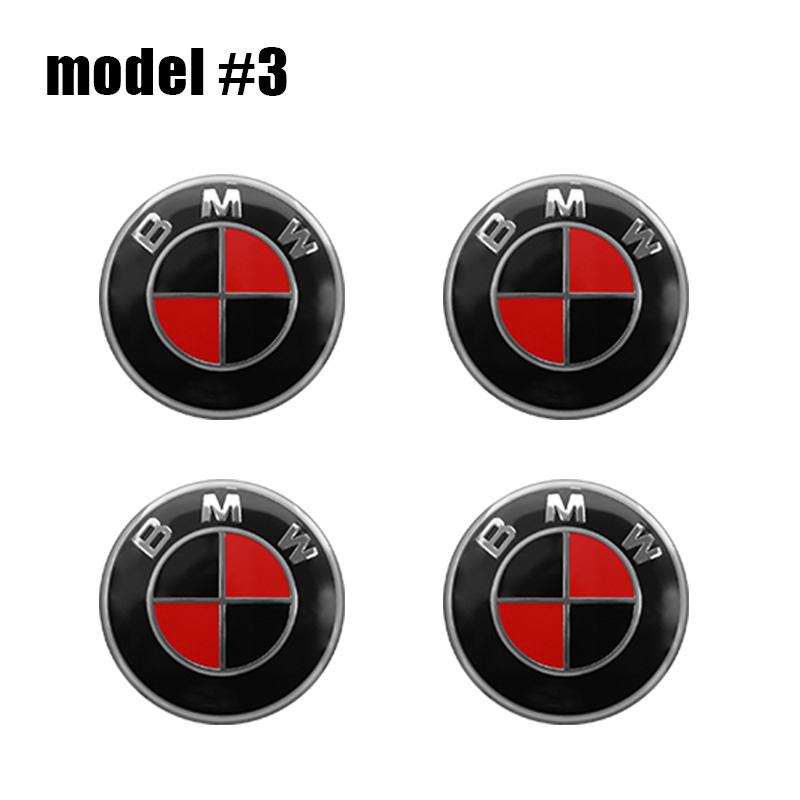 4Pc 56mm+60mm Car Logo Wheel Center Cap Emblem For BMW M Performance E46 E90 E60 F10 E39 F30 E36 F20 E87 E90 E70 Hub Cover Badge