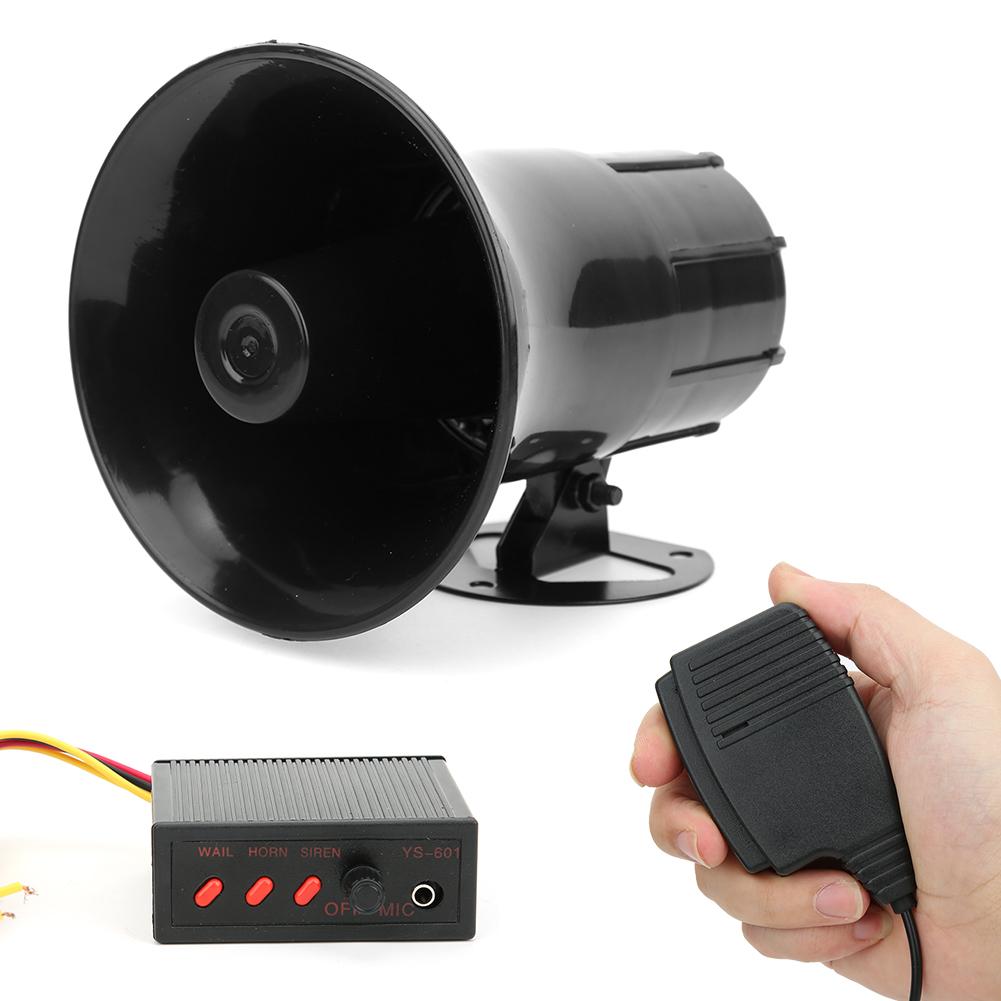 Universal Car Alarm Horn Warning Siren 3?Tone Sound Auto Megaphone Loud Speaker 115dB 50W