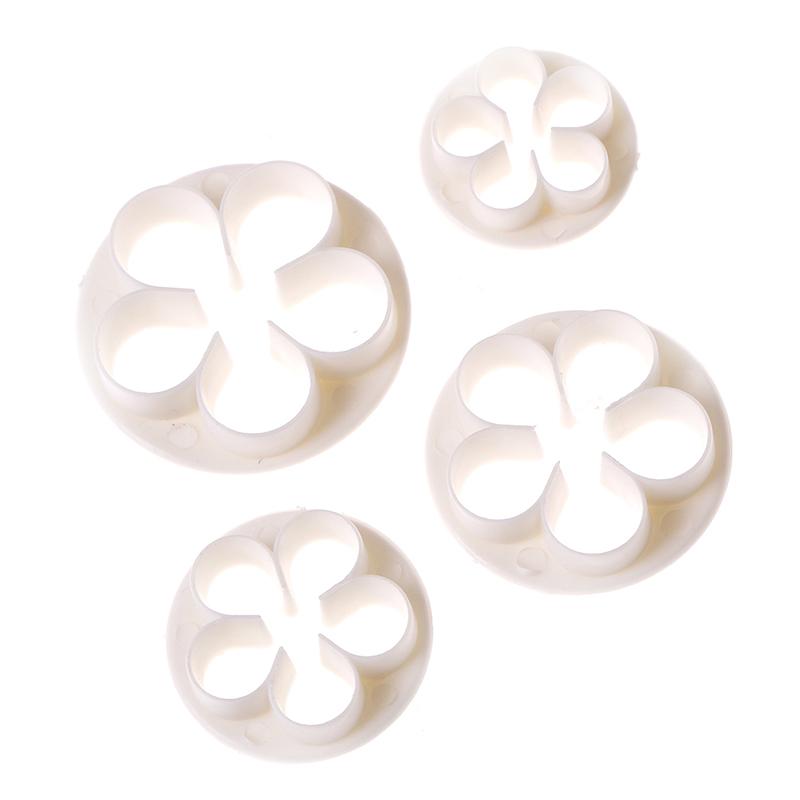 4 шт. Форма для выпечки помадки в виде розы, инструмент для украшения выпечки