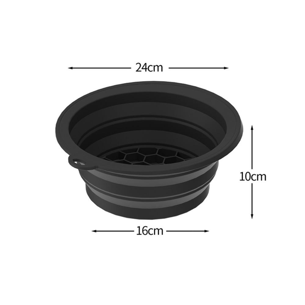Portable Silicone Ice Bath Washbasin Foldable Improved Blood Circulation Ice Washbowl Relief Stress Face Dipping Bowl Travel
