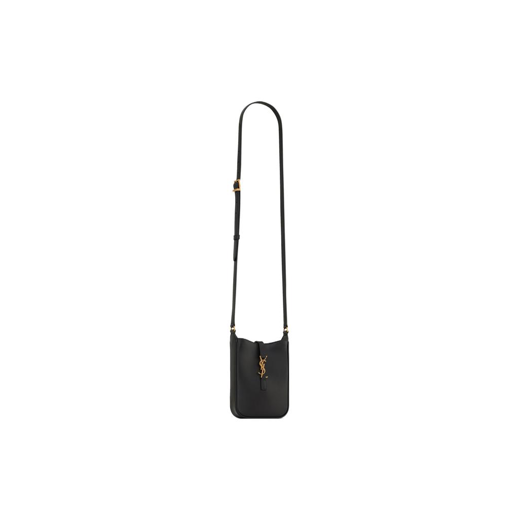 Saint Laurent Mini Le 5 A 7 Pouch Bag Black Women Pouches 735214-2R20W-1000