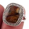 Natural Pietersite Gemstone Handmade 925 Solid Sterling Silver Ring Size 6 O5e56