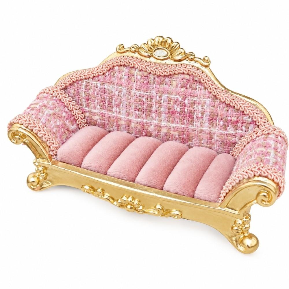Fairytale Charm Jewelry Display Stand Sofa Shape Earrings Rings Organizer Rings Holder Wedding