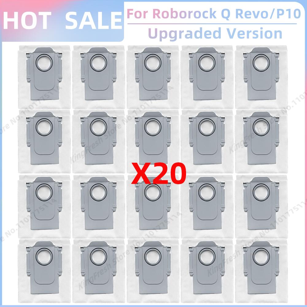Compatible For Roborock Qrevo 2R3W / QRevo A7400RR Parts Main Side Brush Cover Filter Mop Cloth Dust Bag Box Dustbin Accessories