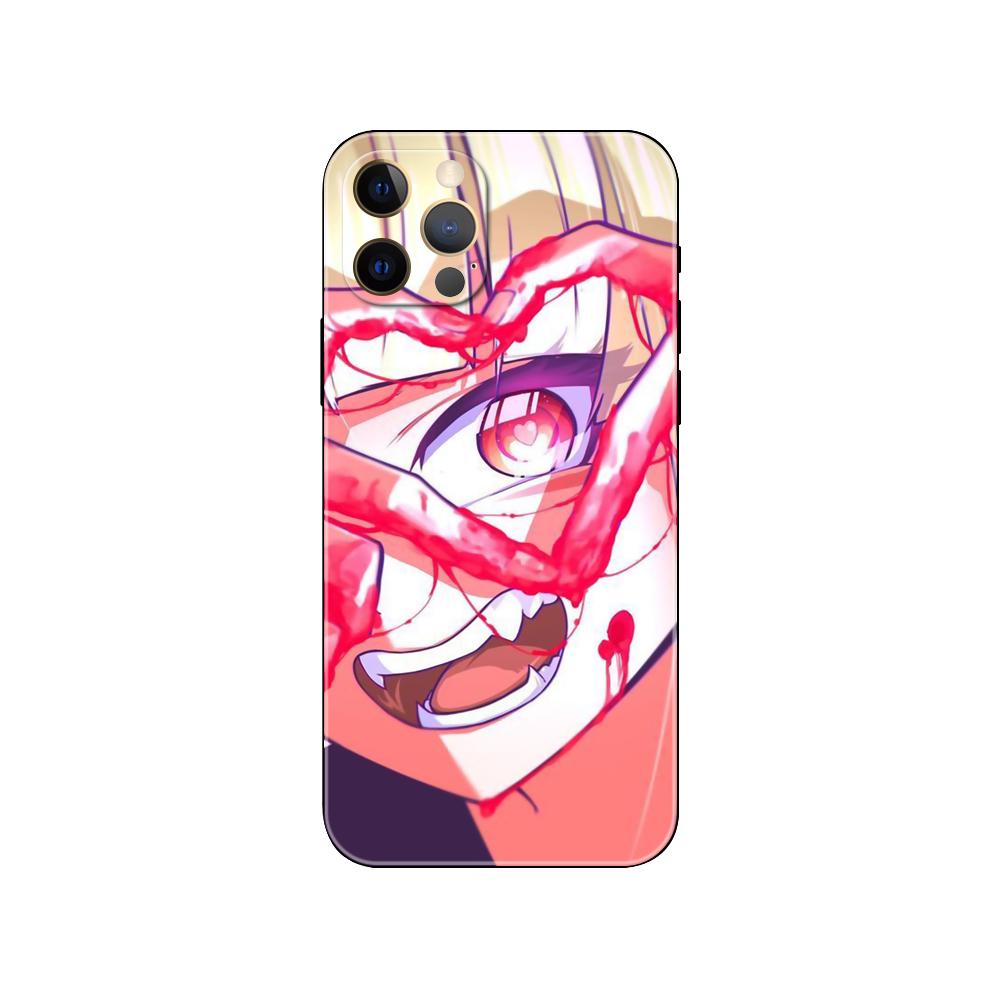 Милый чехол для телефона Himiko Toga Anime для iPhone 5 5s 2020se 6 6s 7 8 plus x 10 XR XS 11 12 13 mini pro MAX черная задняя крышка из ТПУ