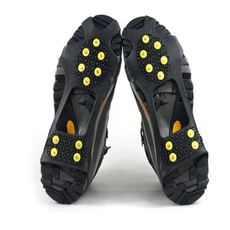 Outdoor Unisex Snow Antislip Spikes Grips Grippers Crampon Cleats For Shoes Boot Overshoses