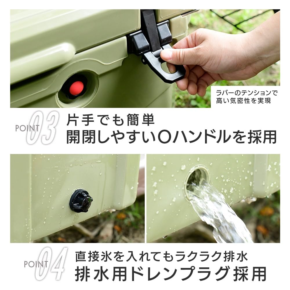 Коллекция Cooler Long Time Cold Heat Cold Открывалка для бутылок Standard Premium Cooler Box [Campers Yamazen] Box, Hard, Small, 18.9L, Camping, Outdoor,