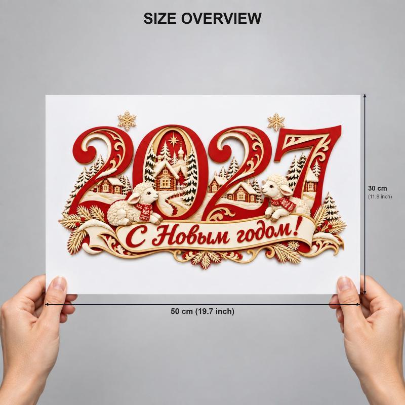 2027 Новый год Рождество Наклейки на окна Двусторонние одного цвета Ледяные снежинки Для домашнего праздничного украшения