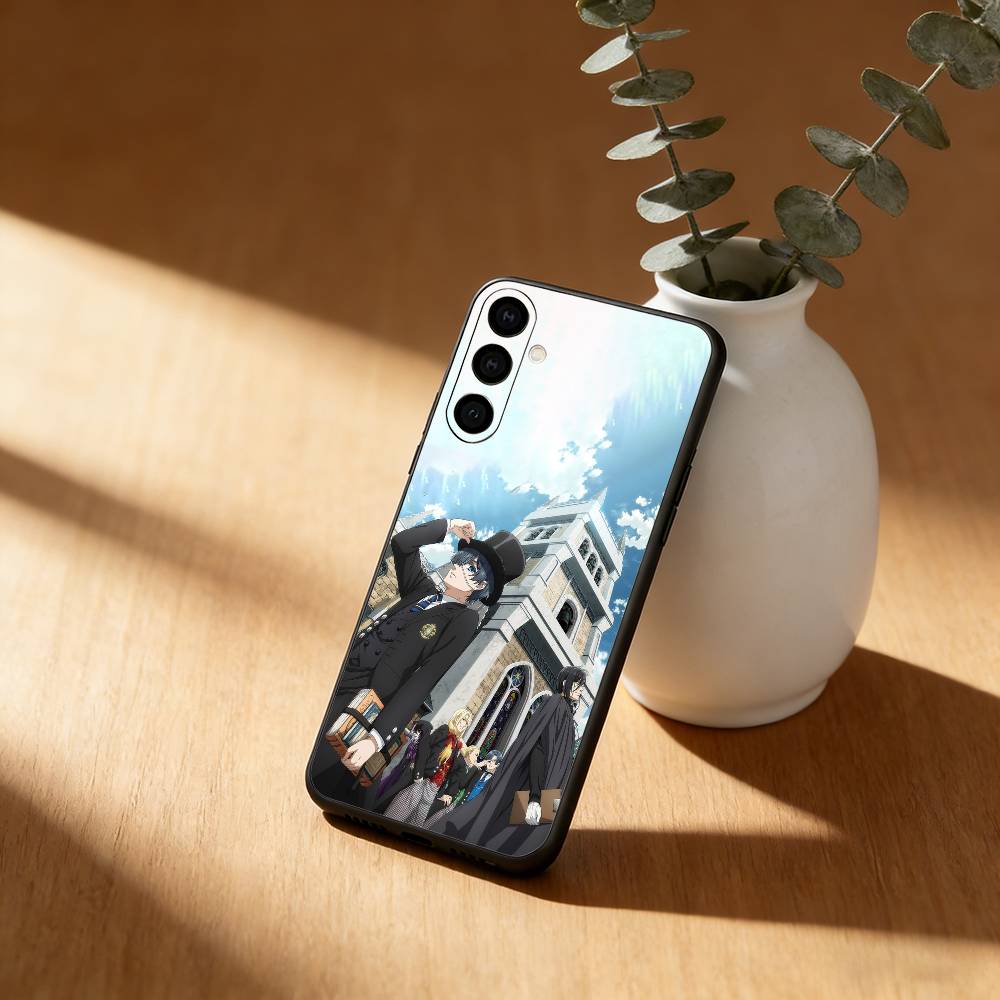 Чехол для телефона аниме B-Black B-Butler для Samsung Galaxy A91,80,73,72 ,71,53,52,32 ,31,22,21s,20, Мягкий черный чехол