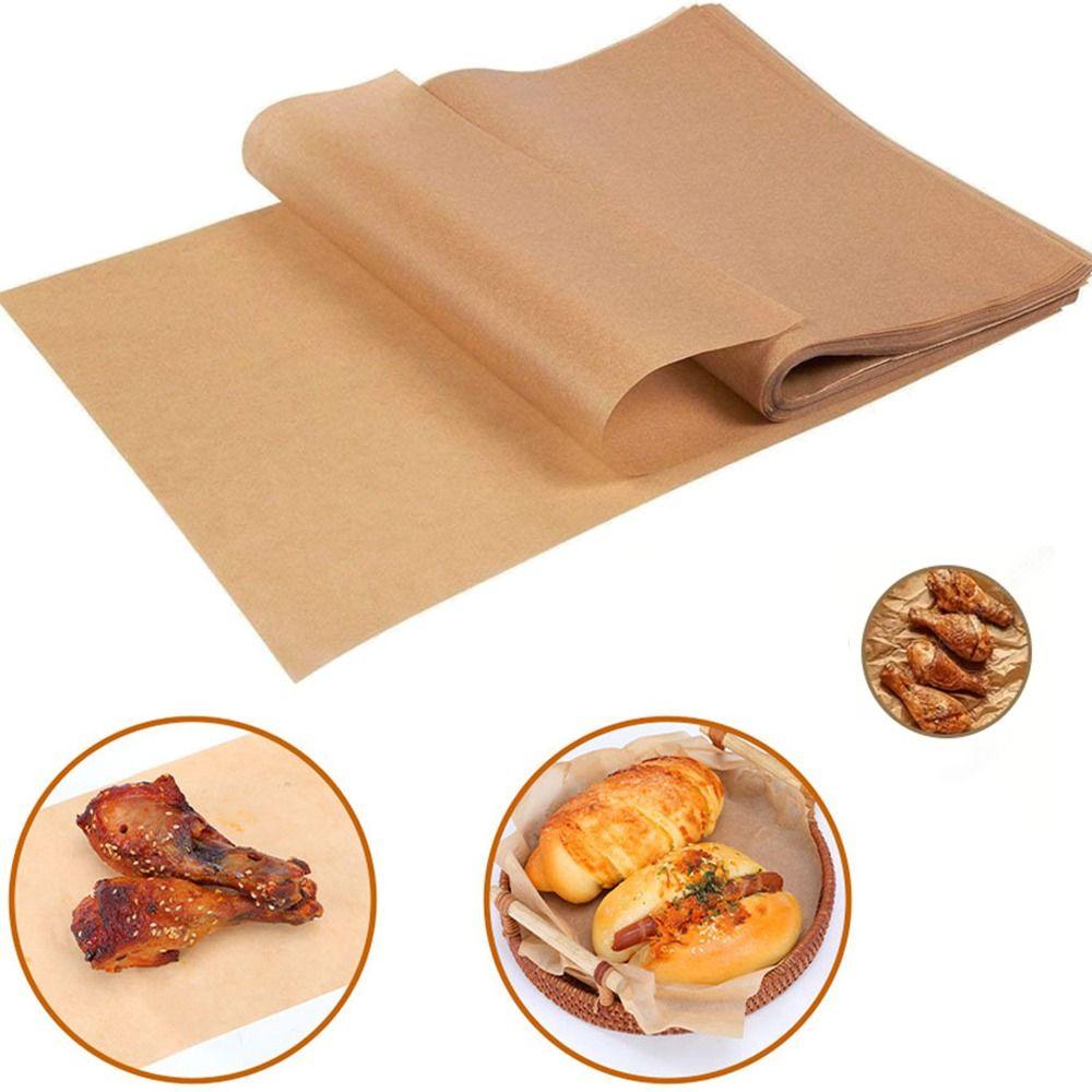 50/100PCS Non-stick Baking Paper Food Grade Baking Sheets New Parchment Paper Sheets Cooking Frying