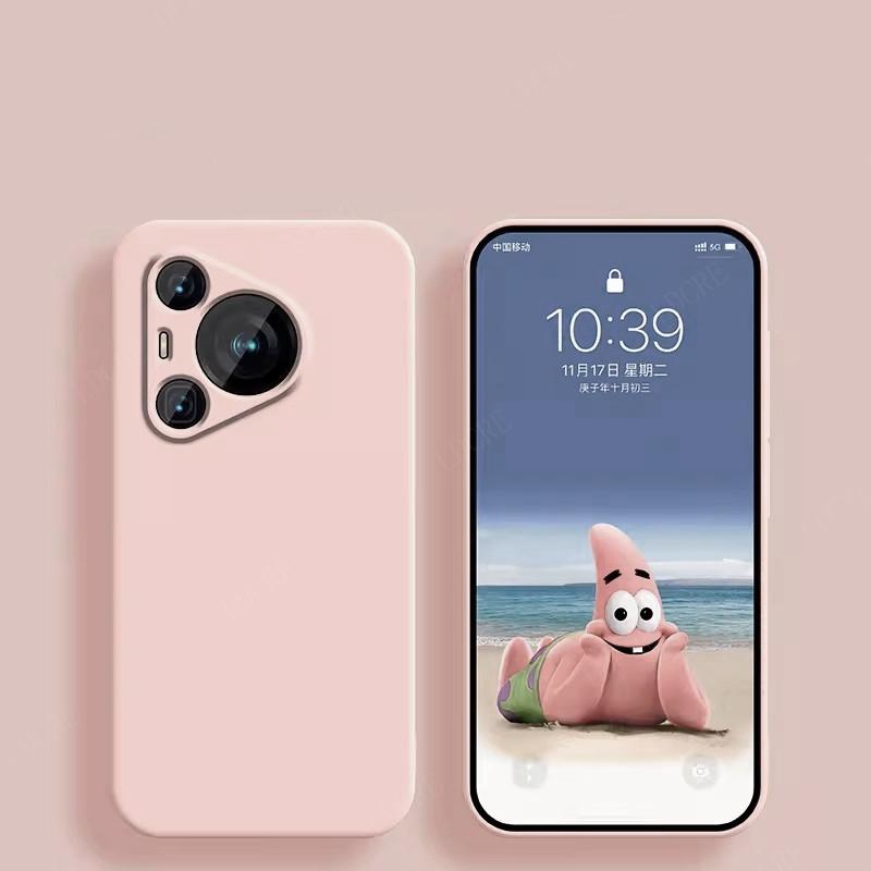 Для Huawei Pura 70 Pro Чехол Крышка Huawei Pura 70 Pro Capas Новый Задний Оригинальный Ударопрочный ТПУ Мягкий Чехол Huawei Pura 70 Pro Fundas