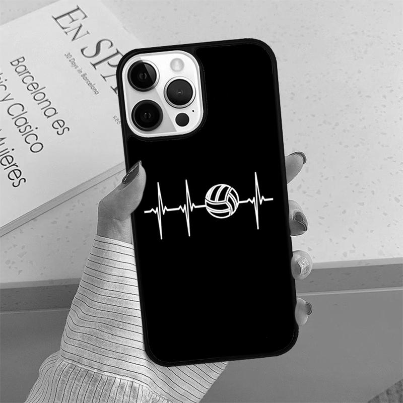 Чехол для телефона с изображением волейбольного мяча для iPhone SE2020 16 15 14 13 Pro Max Coque 12 11 Pro Max Для Apple 8 PLUS 7 XR XS fundas