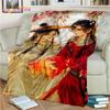 Heaven Official's Blessing Blanket Cartoon Blankets Chinese Blankets for Bed Sofa Lazy Soft Blanket Hua Cheng Blankets Fan Gifts