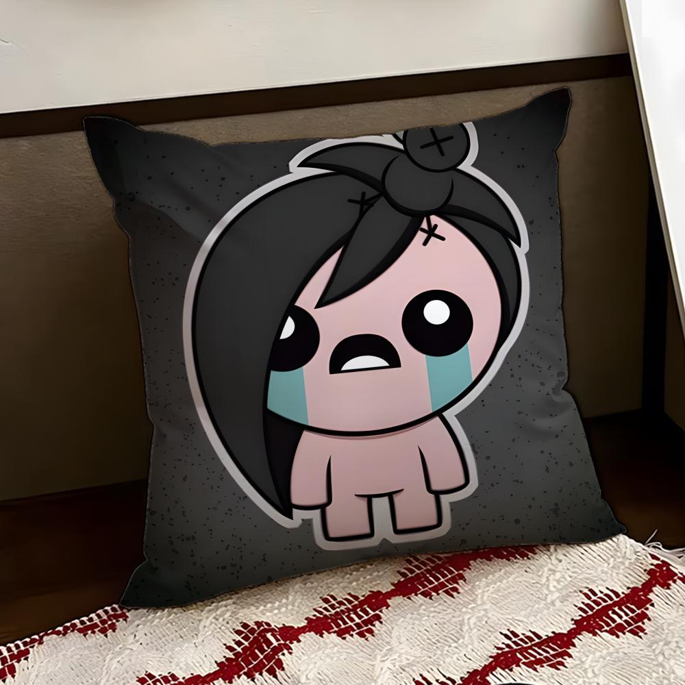 Подушка с принтом The Binding of Isaac, двусторонняя, мягкая, прочная, для дома, автомобиля, многоцелевая, для повседневного комфорта