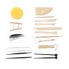 Clay Tools Kit Sculpting Tools Wooden Material Shaping Building Modeling Carving Accessories for Pottery Arts Craft