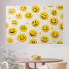 2D Bright Smile Face Pattern Backdrop for Outdoor Video & Photoshoot