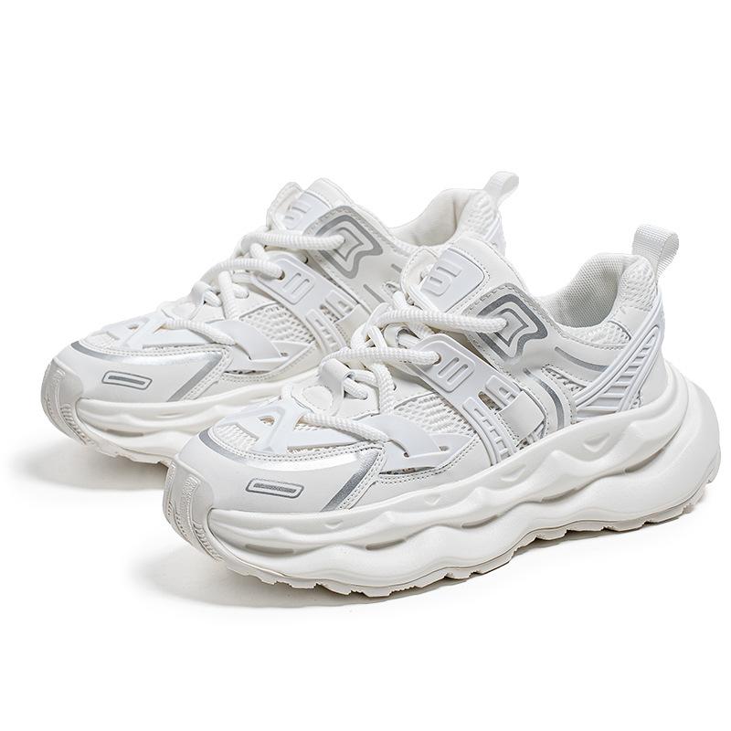 Men's Shoes Retro Dad Shoes Men's 2025 Summer New Mesh Shoes Men's Sports and Leisure Shoes Platform Trendy Shoes