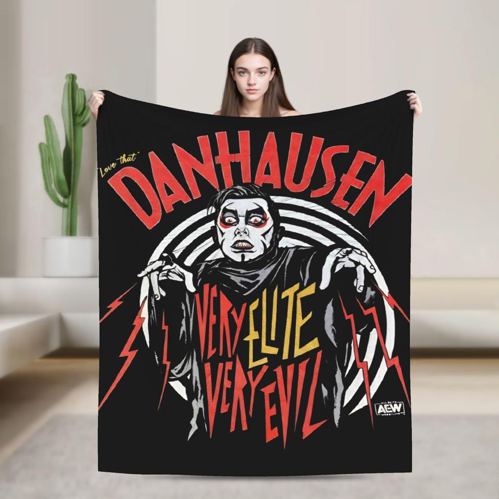 Danhausen Wrestler Blankets Fleece Textile Decor Multi-function Super Warm Throw Blankets for Bed Couch Bedding Throws