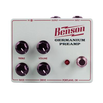 Benson Germanium PreampПедаль предусилителя Benson Amps на германии Педаль предусилителя Эффектор