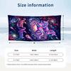Underwater Sea Adventure Theme Quick Dry Beach Towel Custom Name Text Print Large Sand Resistant Towel Beach Vacation