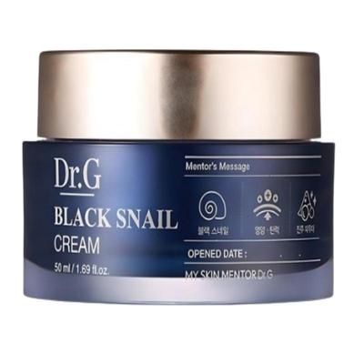 Черный крем с улиткой 50 мл - корейский увлажняющий крем с муцином улитки против старения для гладкой и сияющей кожи