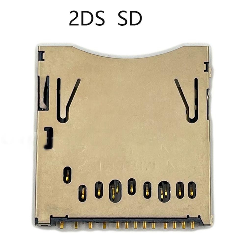 SD Game Card Reader Slot Tray Socket Board Connector For 2DS 3DS Console Accessories Replacement
