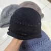 Autumn and winter versatile show thin age reduction hollowed out personalized wool hat female Internet celebrity age reduction show face small curling